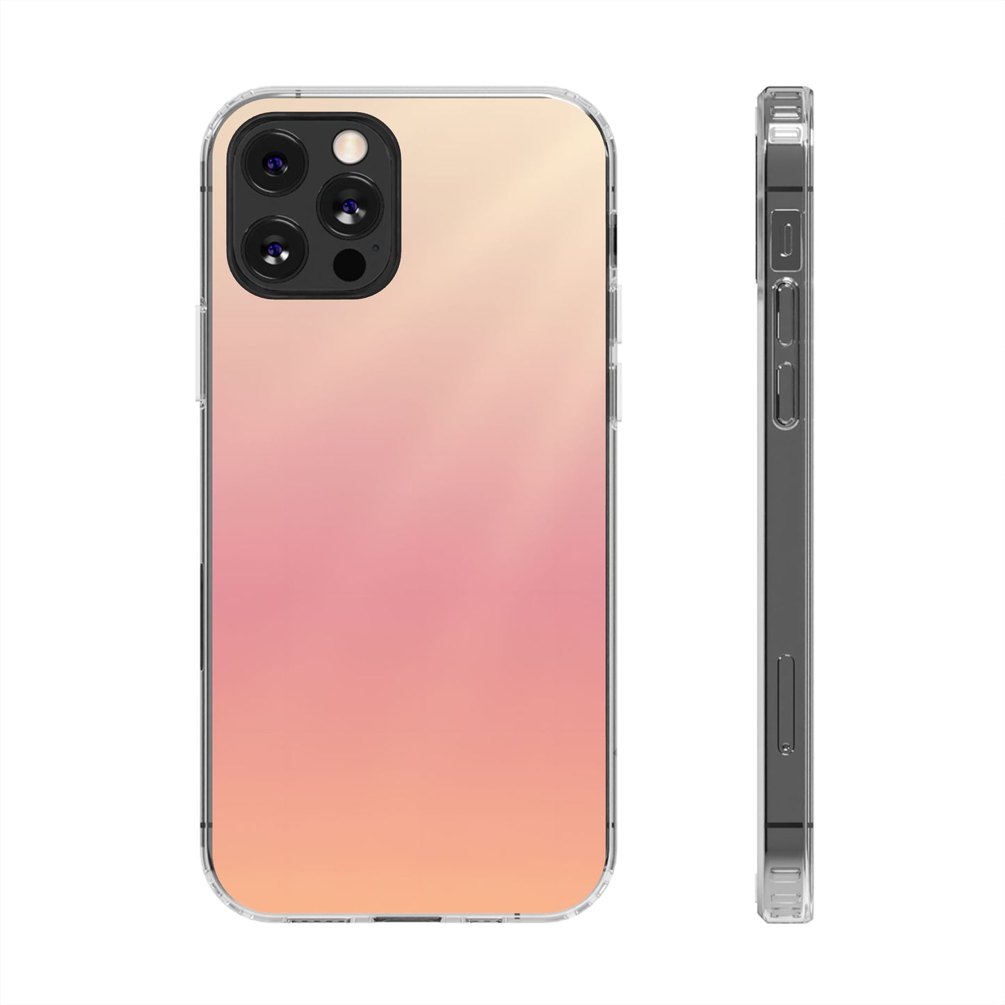 Golden Hour Aura Clear Case - MagSafe Compatible Warm Gradient Cover