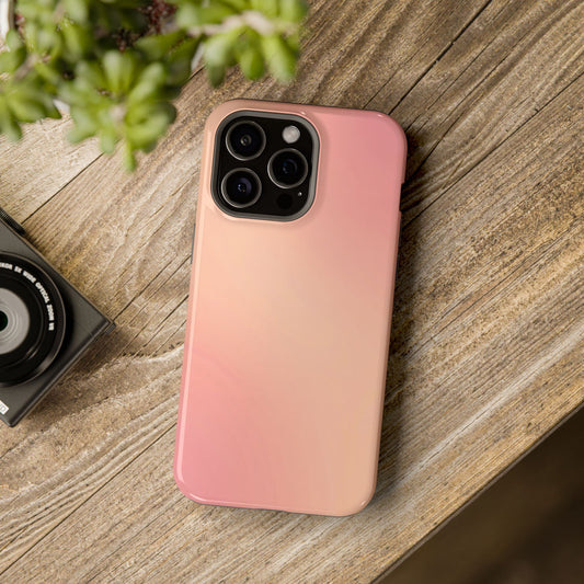 Soft Peach to Blush Gradient Magnetic Case