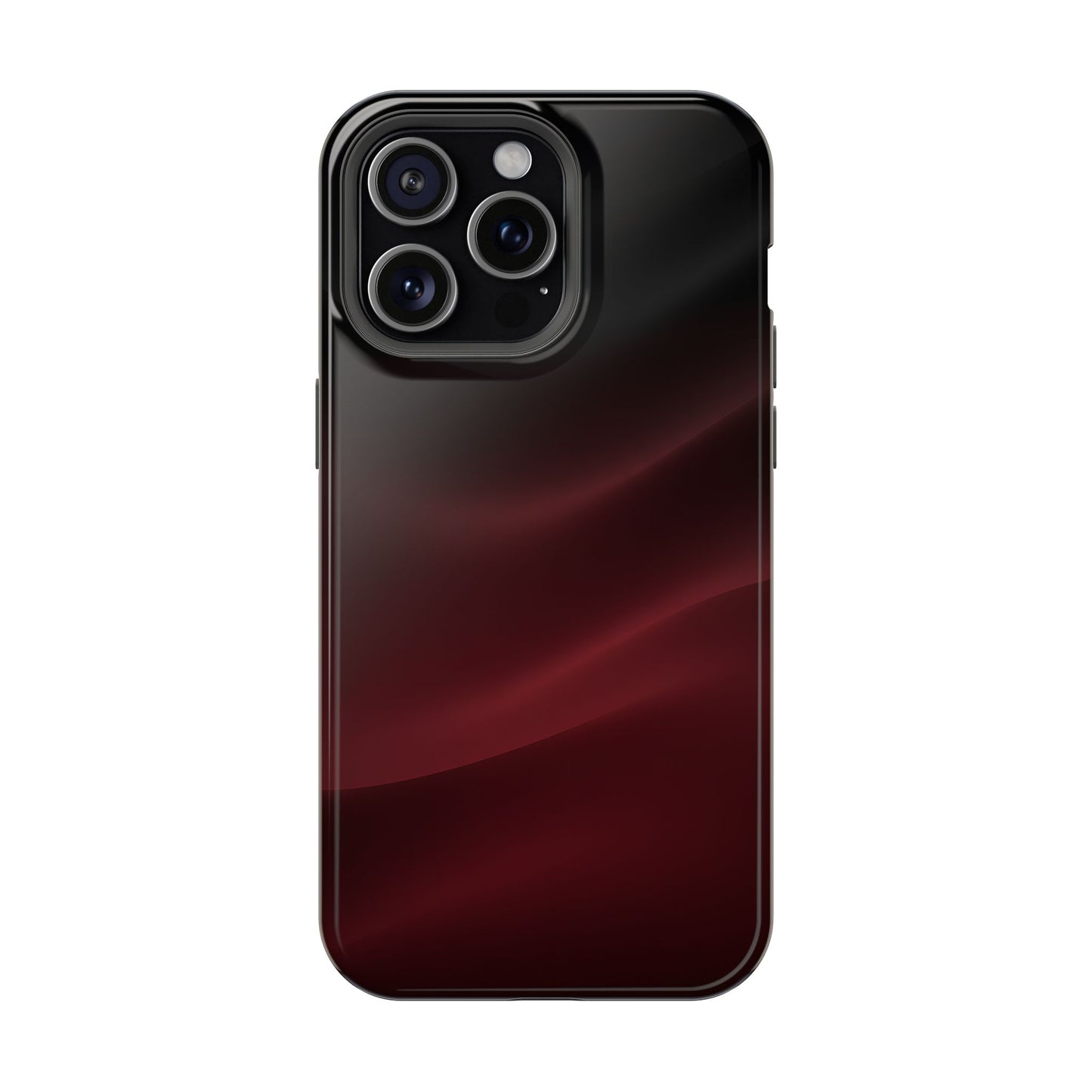 Sleek Burgundy Flow Magnetic Impact Case