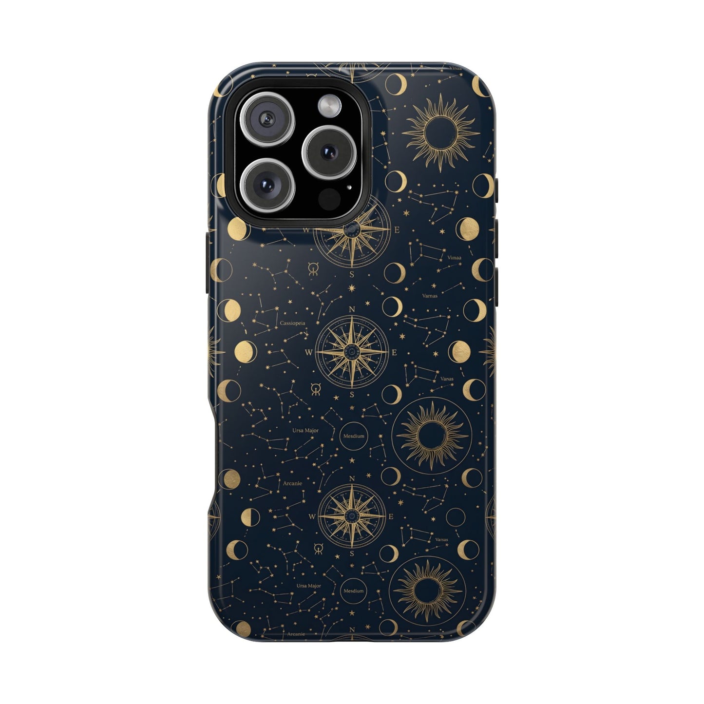 Solar Navigator Antique Gold Celestial Magnetic Case