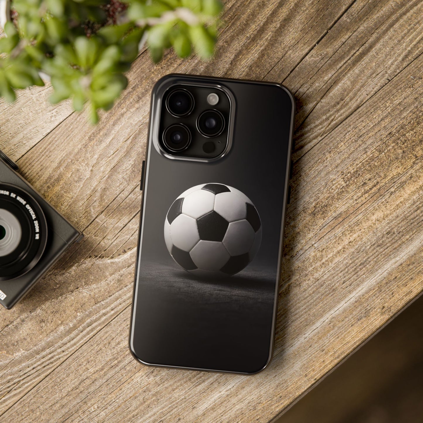Professional Soccer Ball Tough Case - Minimalist Sports Cover for iPhone & Samsung