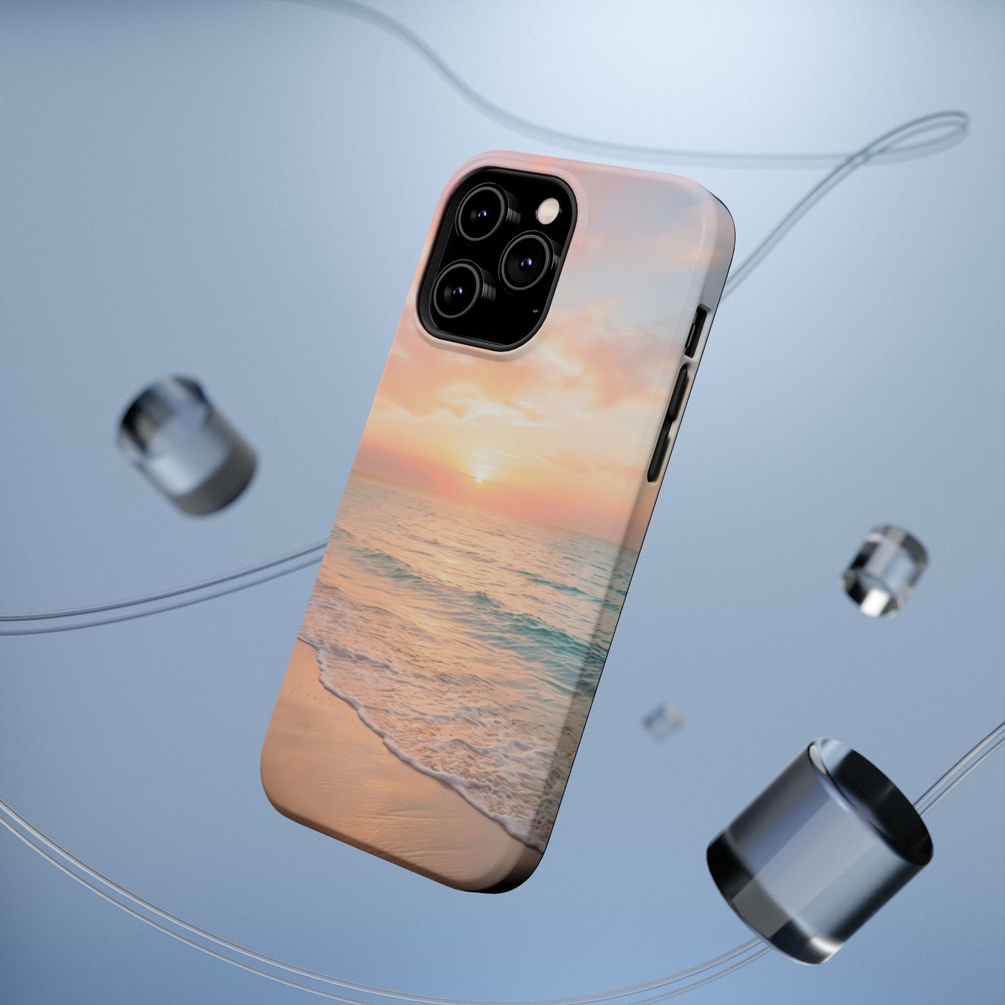 Serene Sunset Beach Magnetic Impact Case