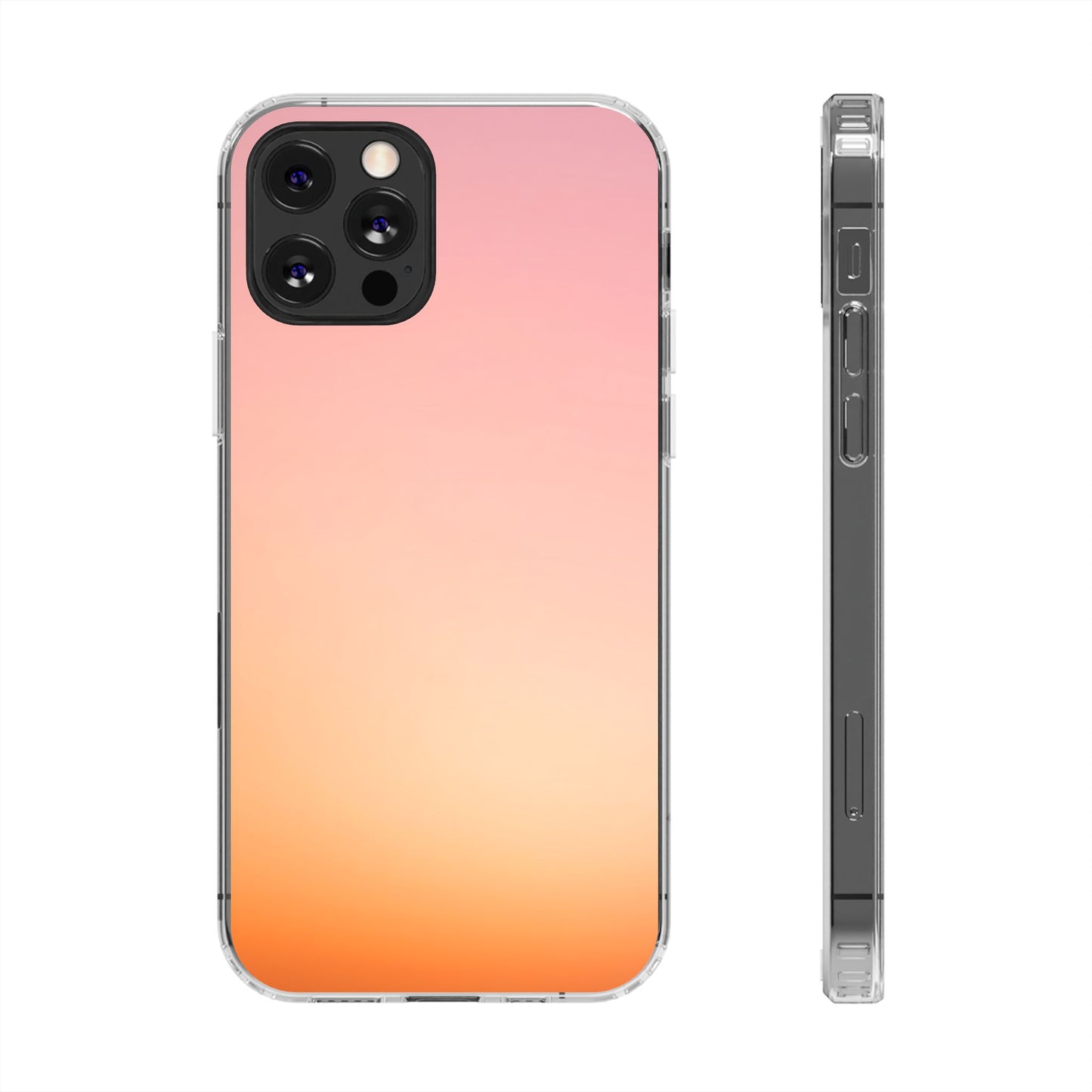 Sunset Aura Clear Case - MagSafe Compatible Warm Gradient Cover