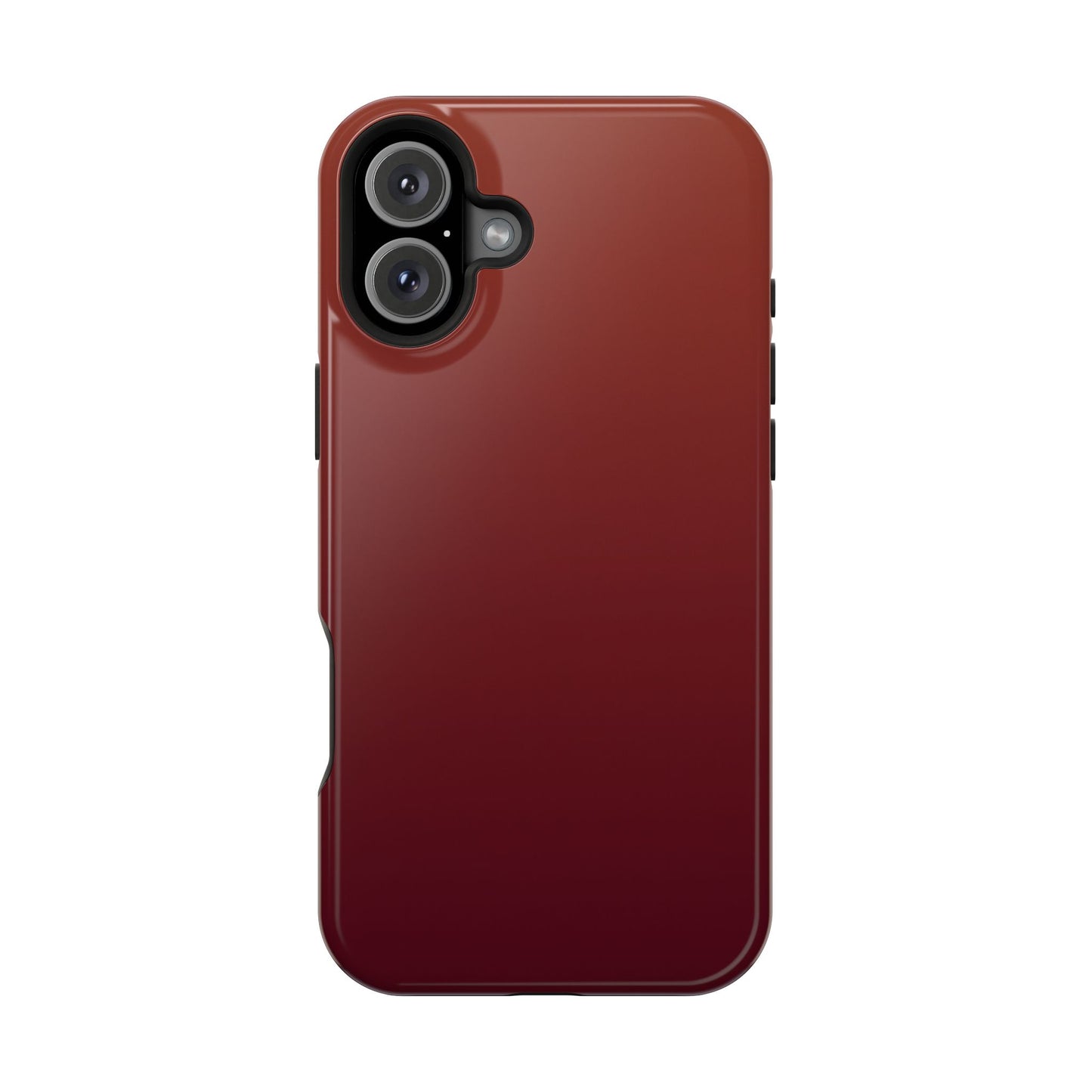 Black Cherry Ombre: Deep Burgundy Gradient MagSafe Case