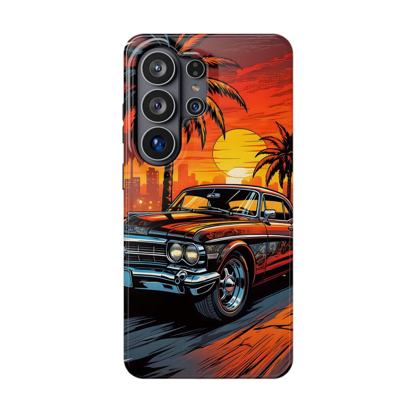 Vice City Cruiser: Comic Style Muscle Car MagSafe Case