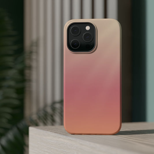 Sand to Dusty Rose Gradient Magnetic Impact Case