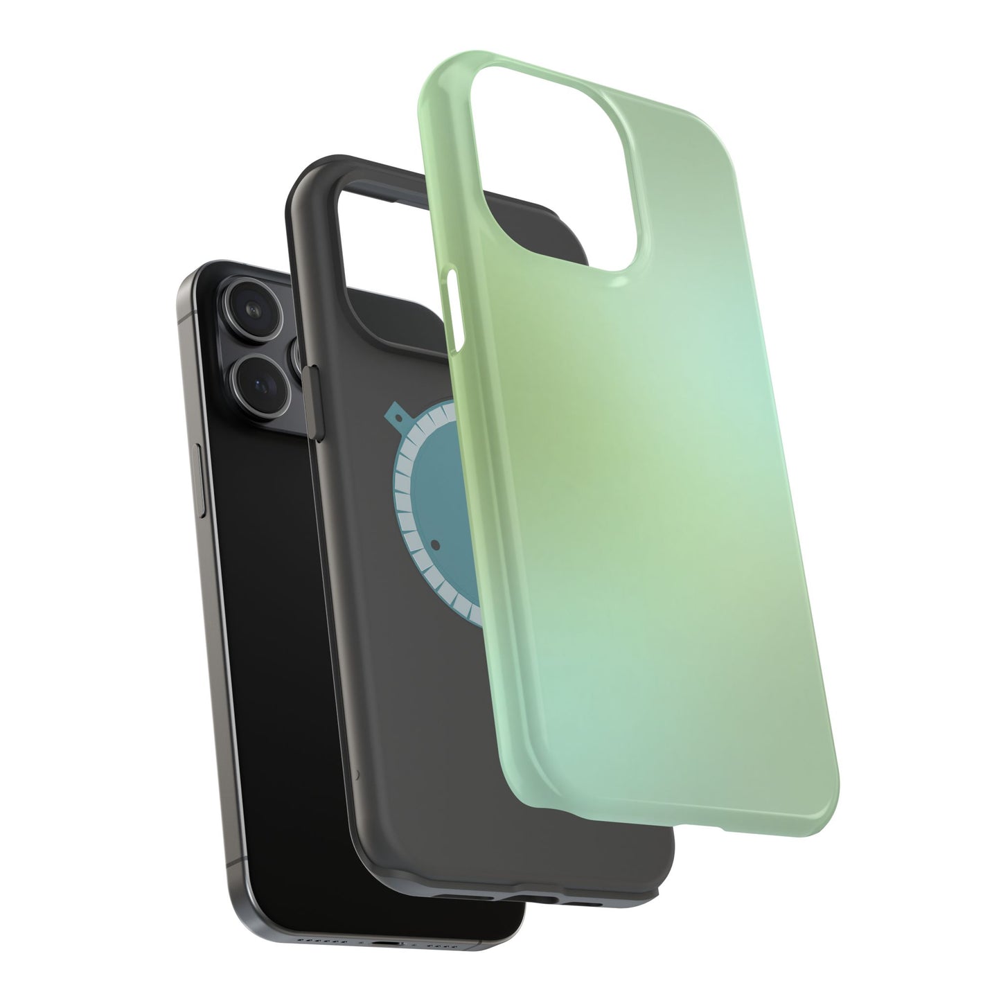Luminous Mint Gradient Magnetic Impact Case