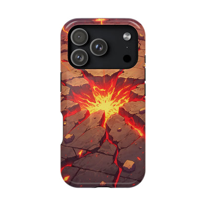 Magma Impact: Epic Shattered Earth MagSafe Case