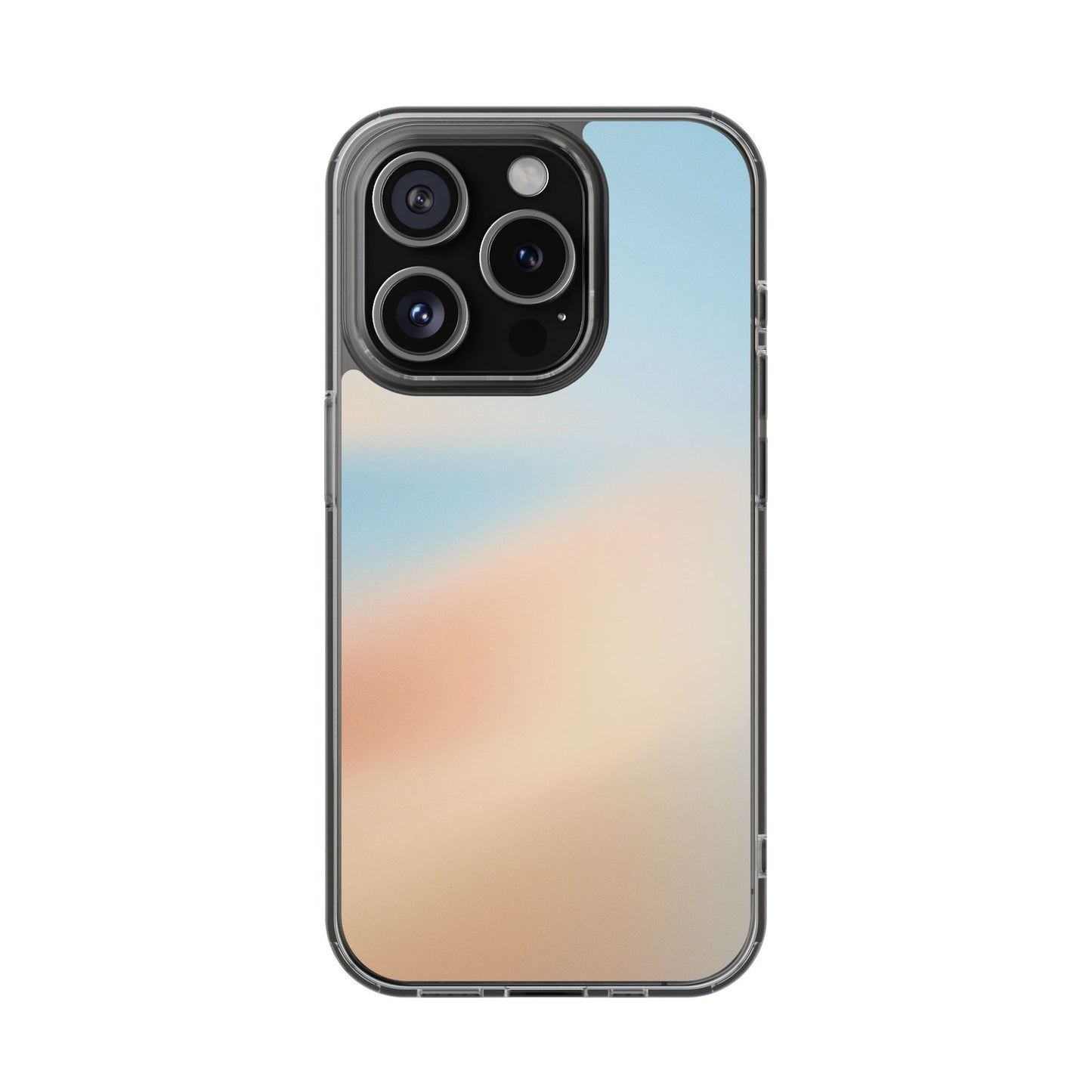 Coastal Dawn Aura Clear Case - Premium Minimalist Gradient Cover