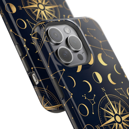 Celestial Navigator Golden Compass Magnetic Case