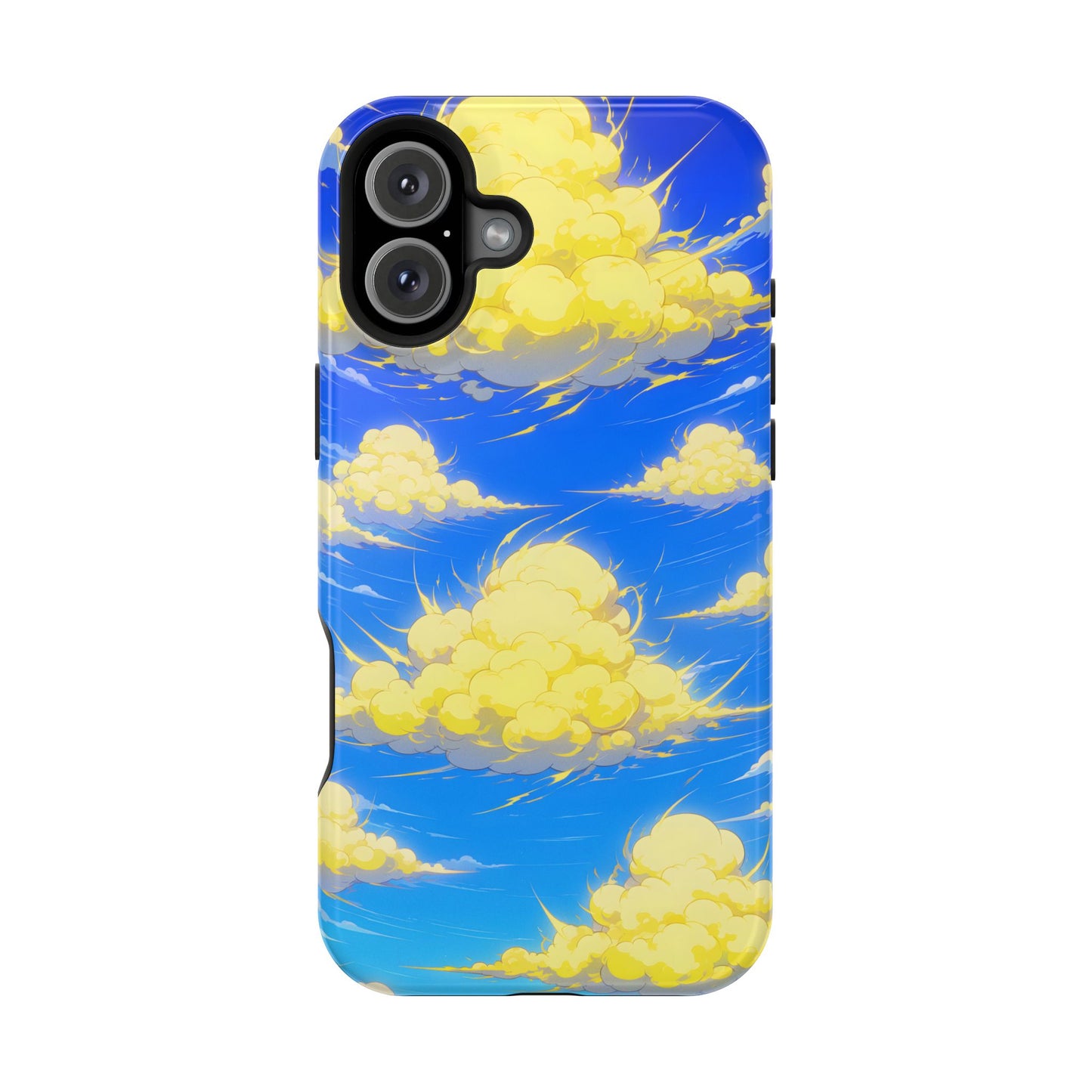 Cinematic Anime Sky: Vibrant Golden Cloudscape MagSafe Case