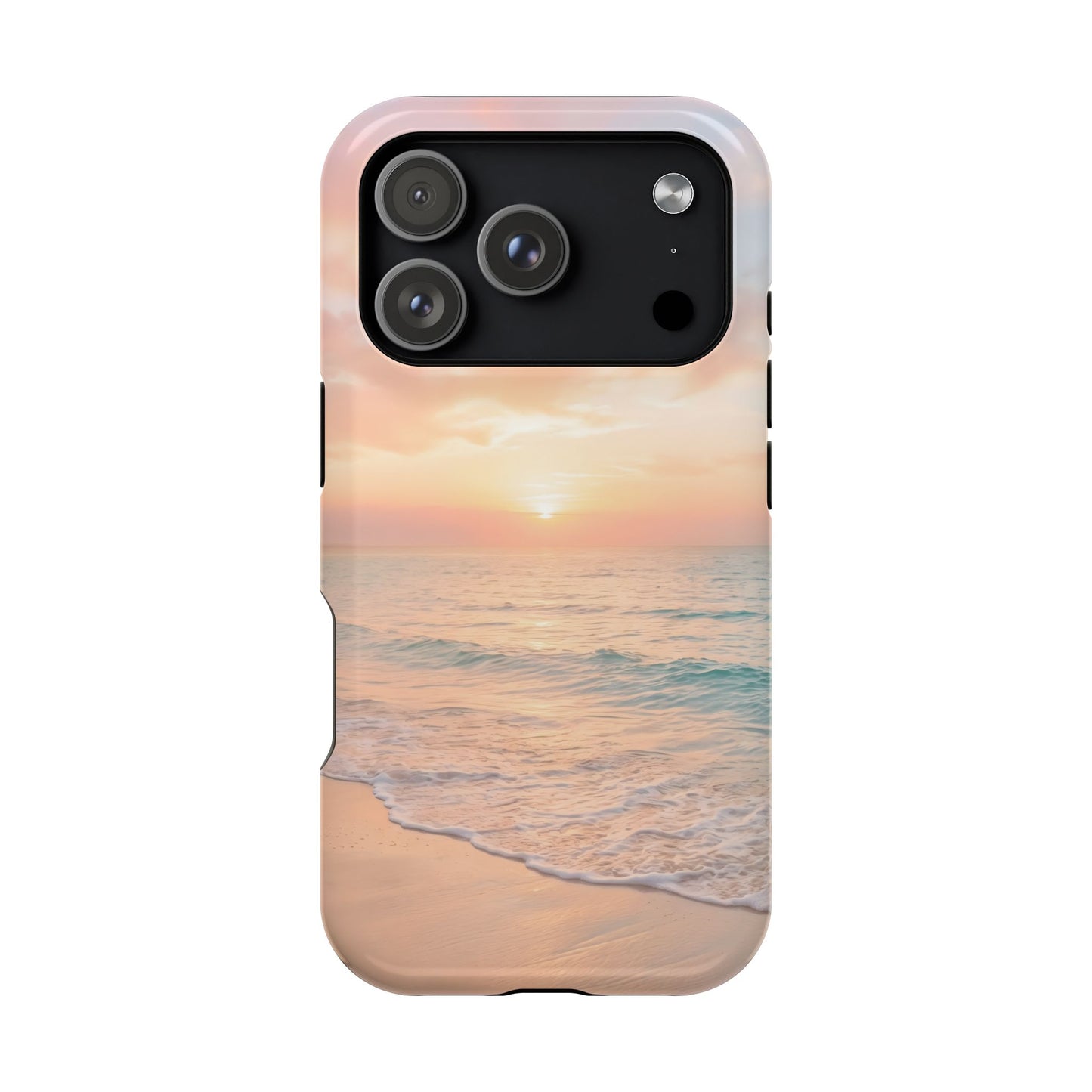 Serene Sunset Beach Magnetic Impact Case