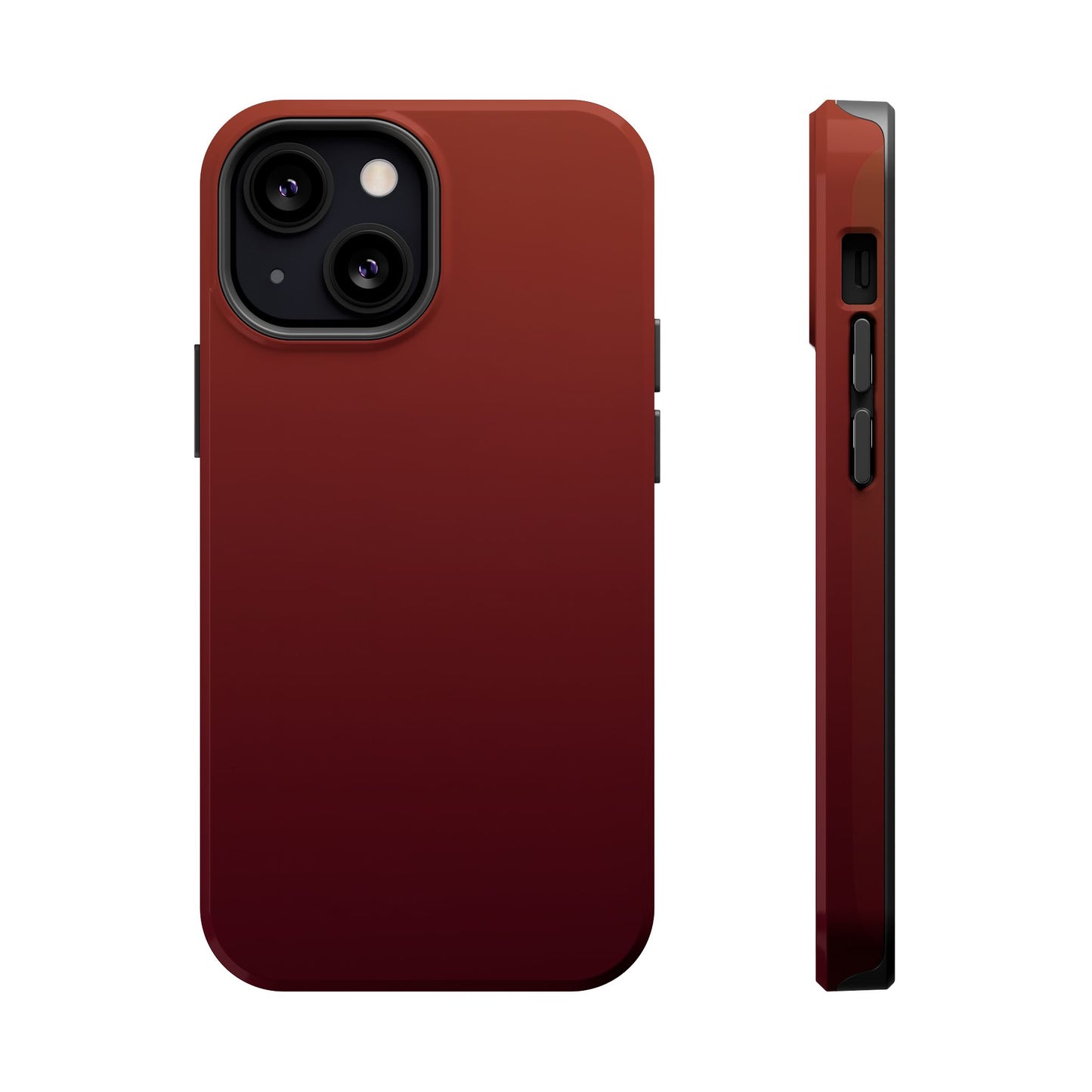 Black Cherry Ombre: Deep Burgundy Gradient MagSafe Case