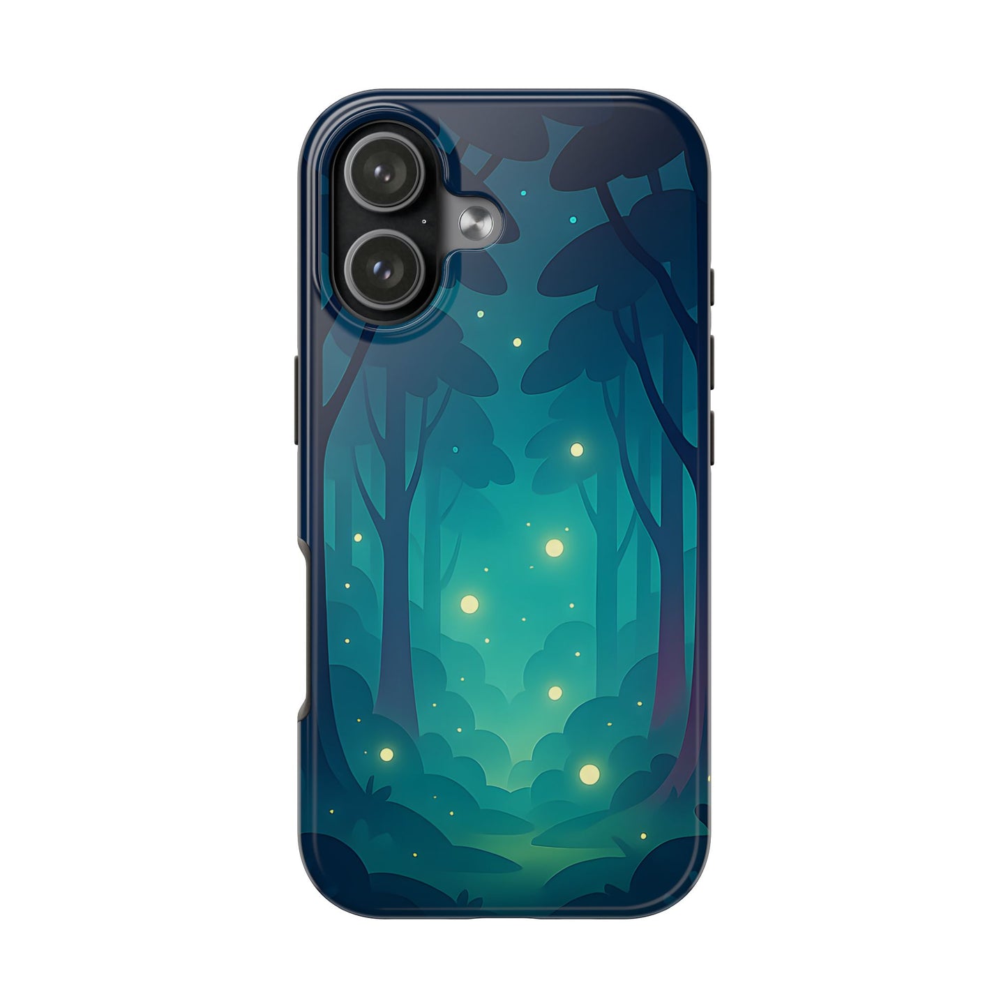 Enchanted Forest Fireflies Case - Mystic Nature Tough Cover for iPhone & Samsung