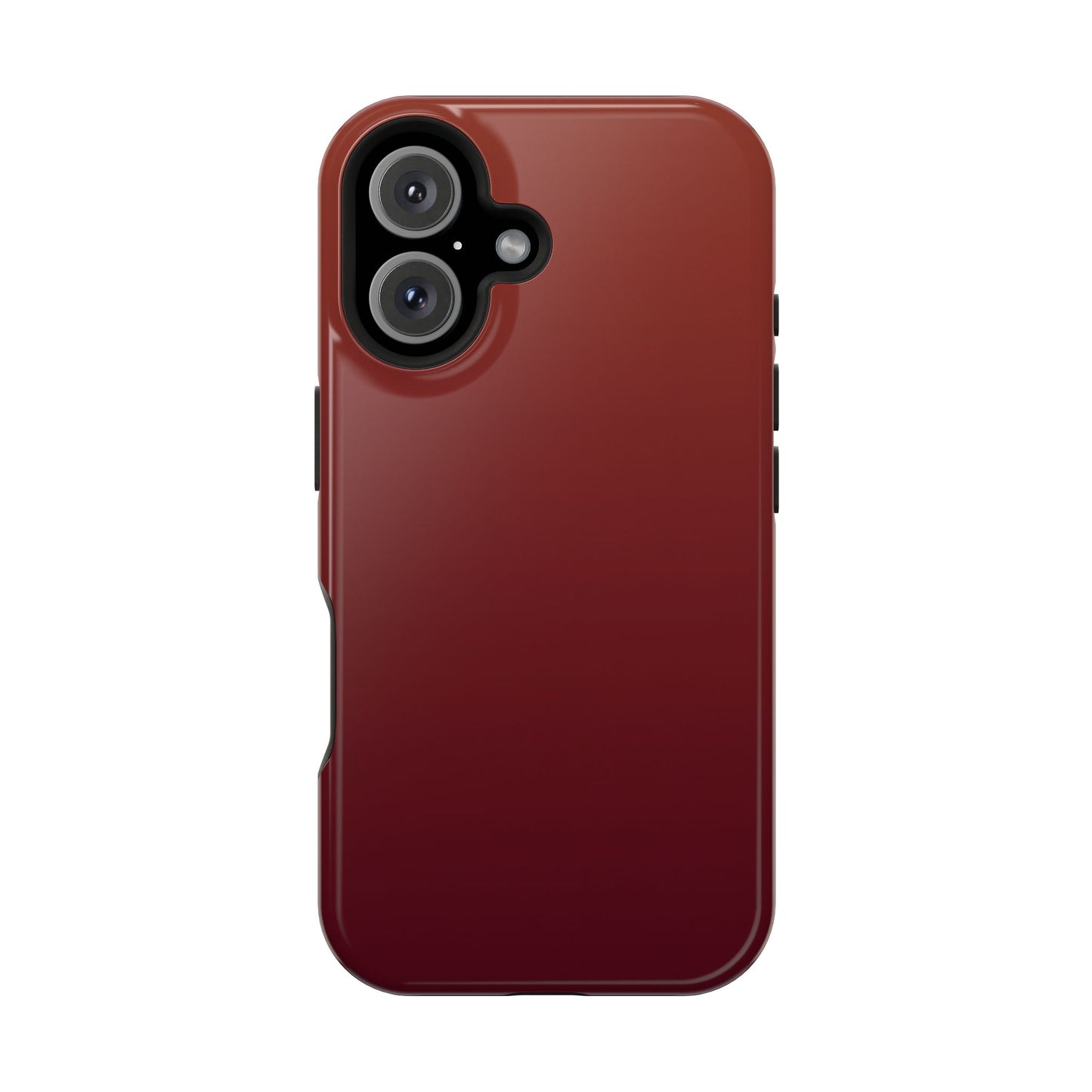 Black Cherry Ombre: Deep Burgundy Gradient MagSafe Case