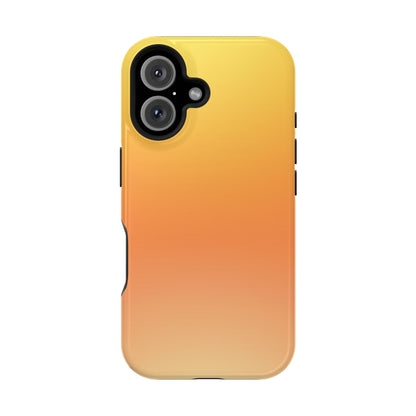 Golden Sunrise Gradient Magnetic Impact Case