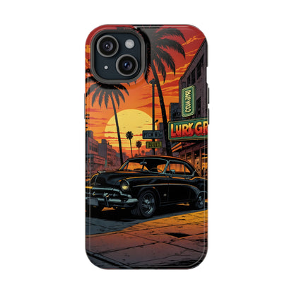 West Coast Cruiser: Retro Sunset Graphic Novel MagSafe Case