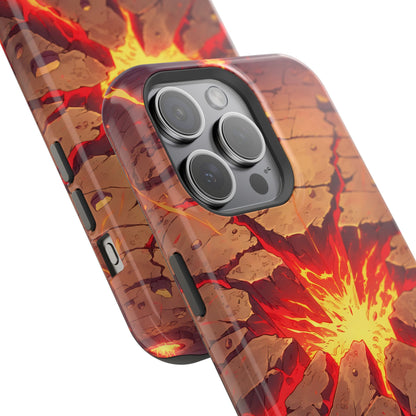 Magma Impact: Epic Shattered Earth MagSafe Case
