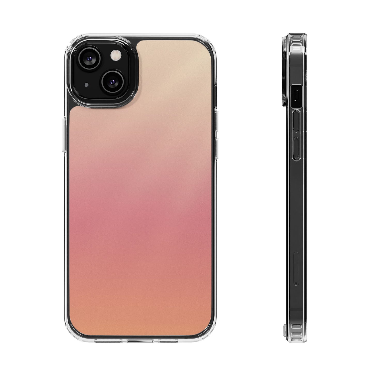 Golden Hour Aura Clear Case - MagSafe Compatible Warm Gradient Cover