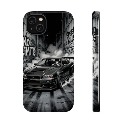 No Limits JDM Manga Skyline Magnetic Case