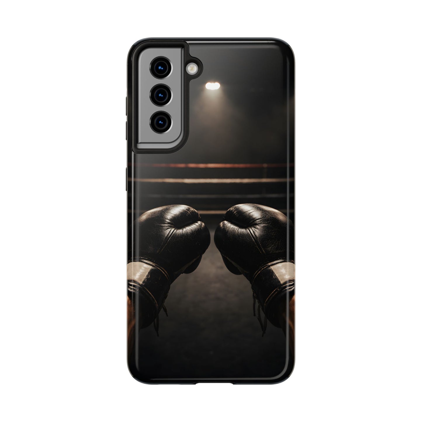Boxing Gloves Ring POV Tough Case - Cinematic Combat Sports Cover for iPhone & Samsung
