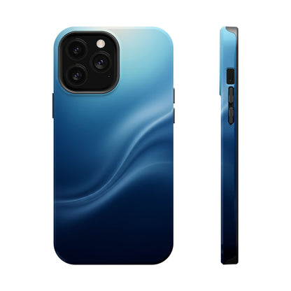 Blue Wave Abstract Magnetic Impact Case