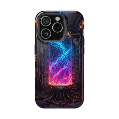 Neon Reactor: Cyberpunk Energy Core MagSafe Case