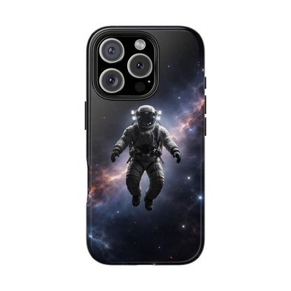 Deep Space Nebula Astronaut Tough Case - Realistic Galactic Cover for iPhone & Samsung