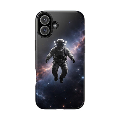Deep Space Nebula Astronaut Tough Case - Realistic Galactic Cover for iPhone & Samsung