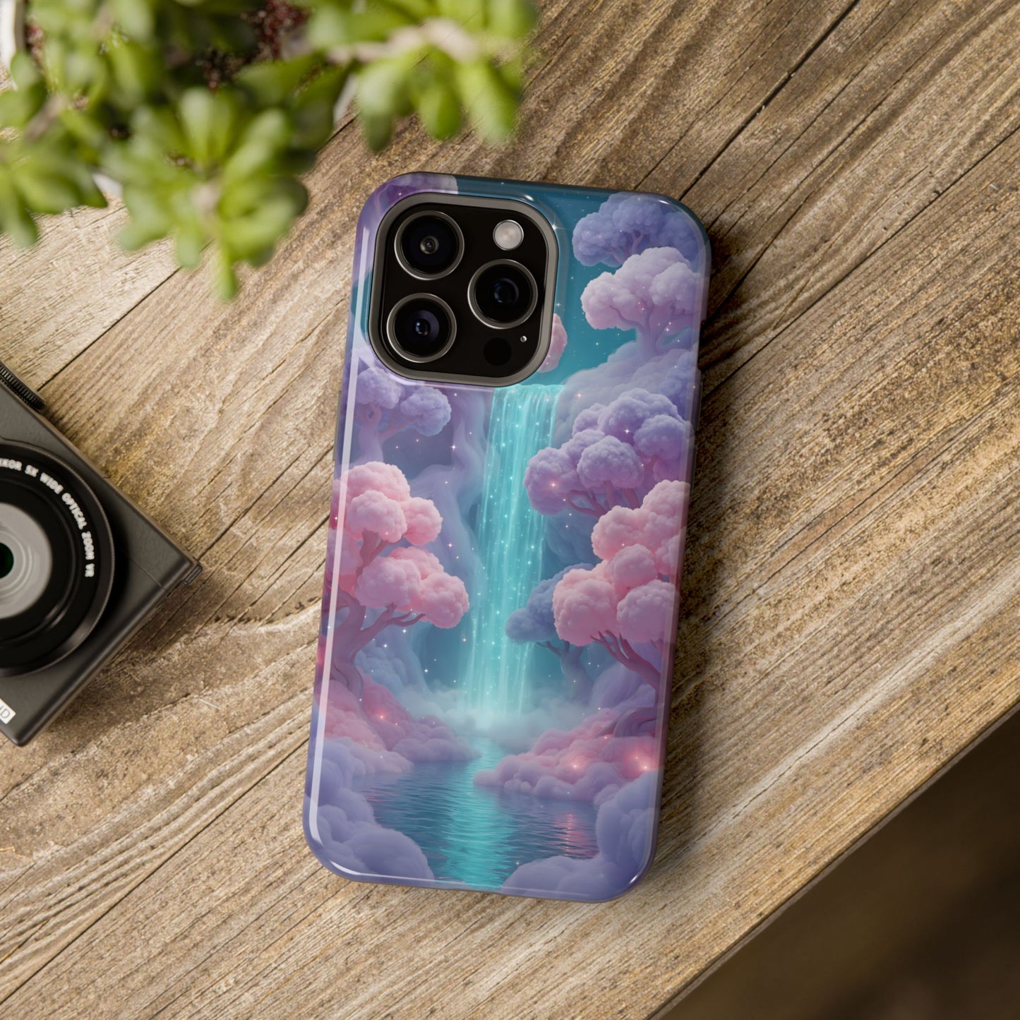 Dreamscape Oasis: Ethereal Pastel Fairycore MagSafe Case