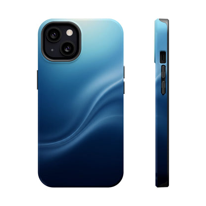 Blue Wave Abstract Magnetic Impact Case
