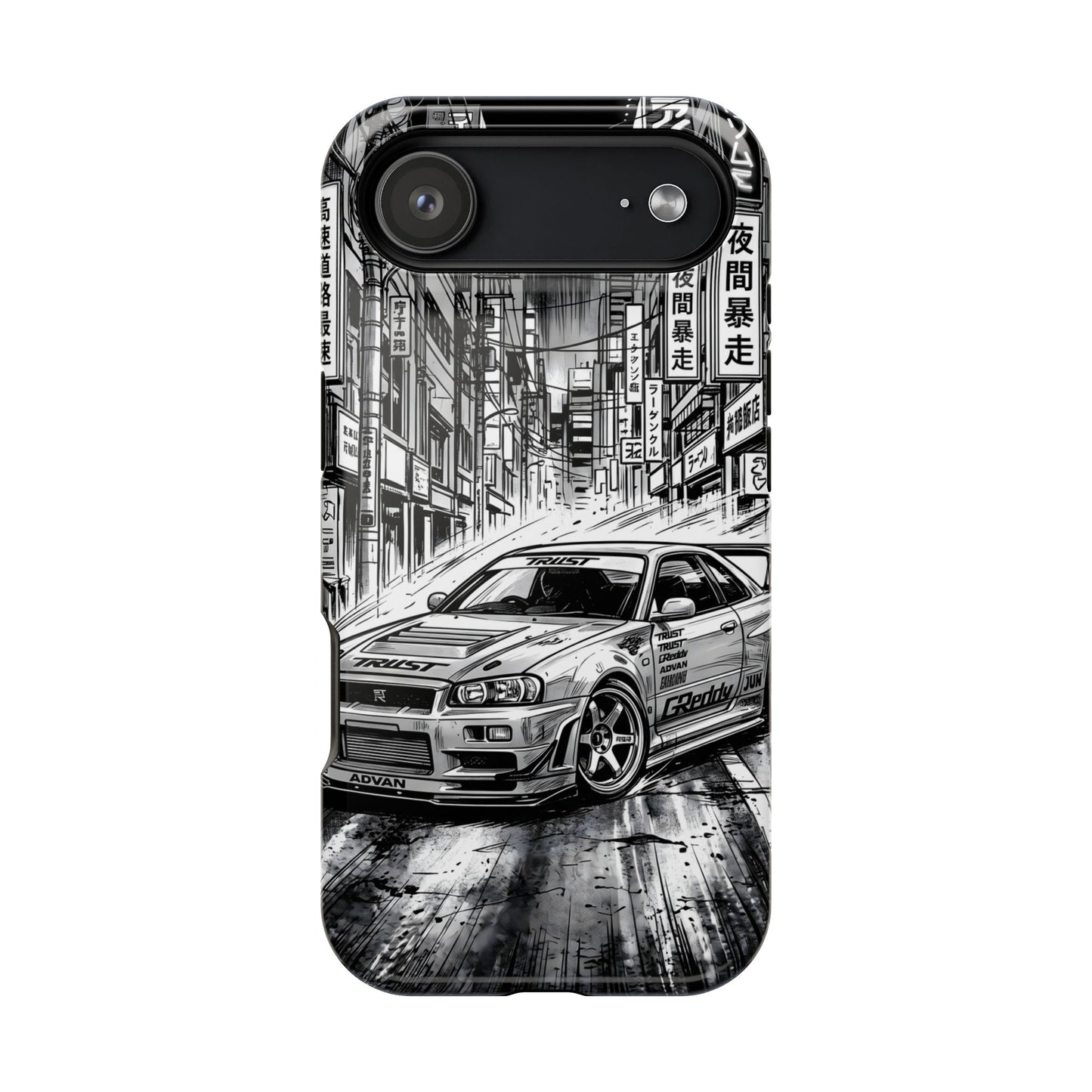 JDM Skyline Tokyo Drift Magnetic Impact Case