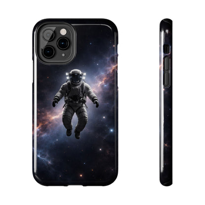 Deep Space Nebula Astronaut Tough Case - Realistic Galactic Cover for iPhone & Samsung