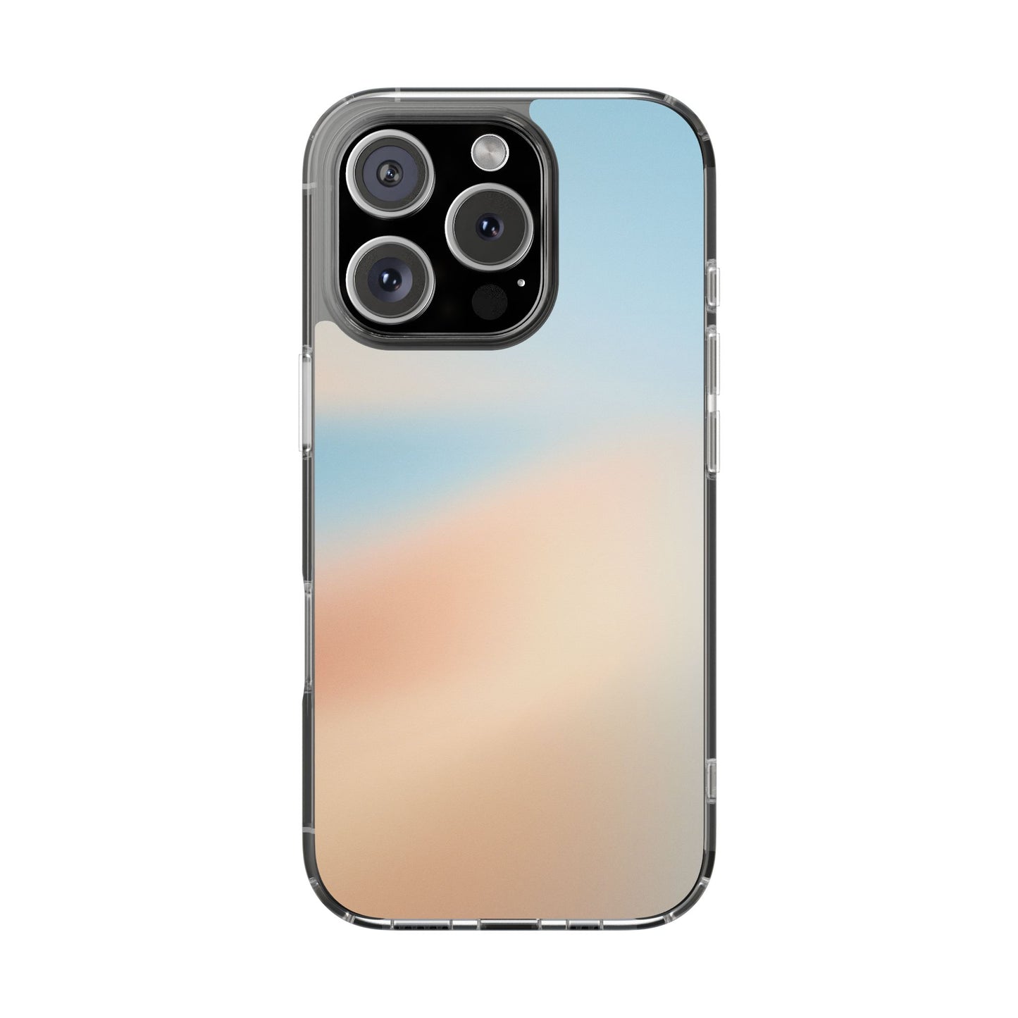 Coastal Dawn Aura Clear Case - Premium Minimalist Gradient Cover