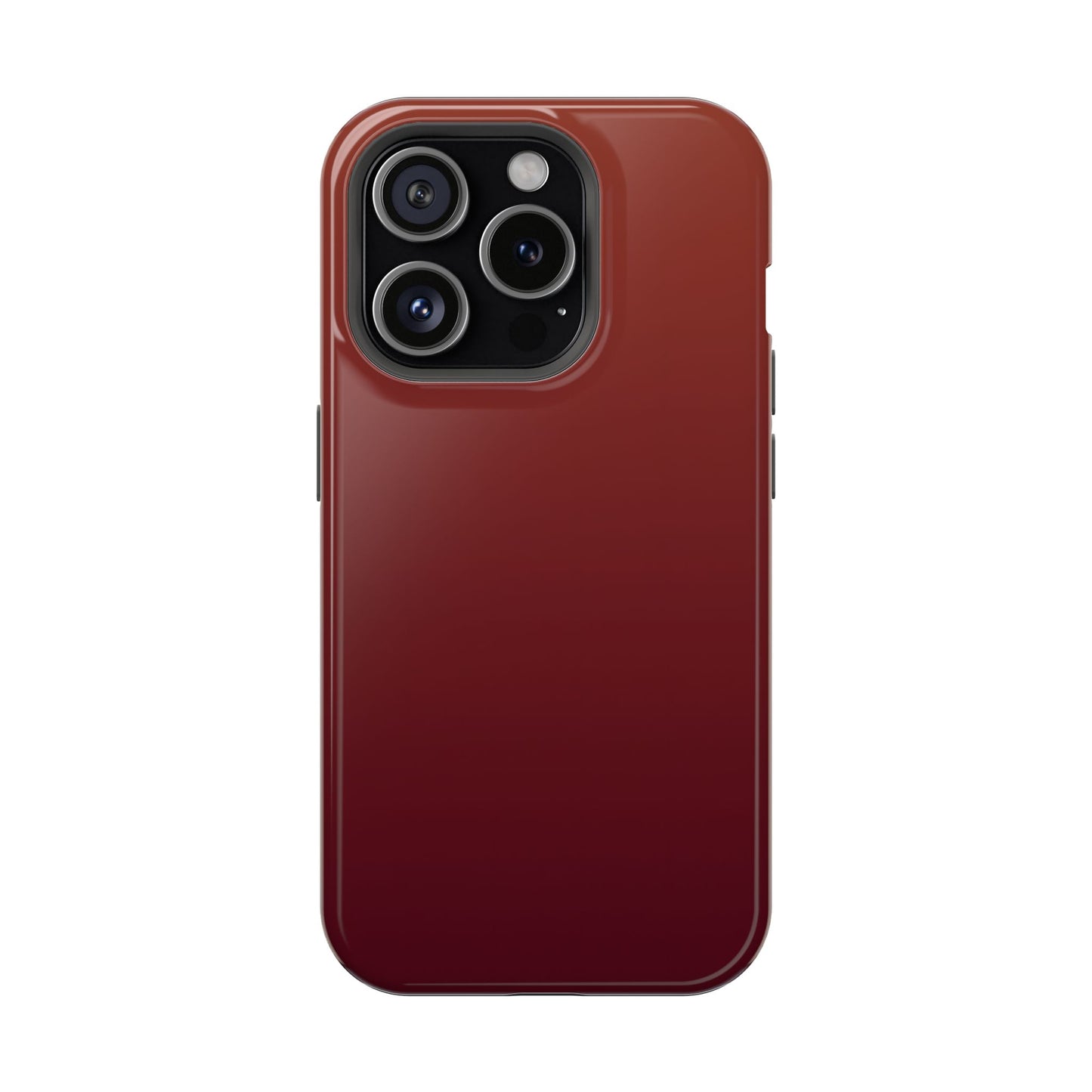 Black Cherry Ombre: Deep Burgundy Gradient MagSafe Case