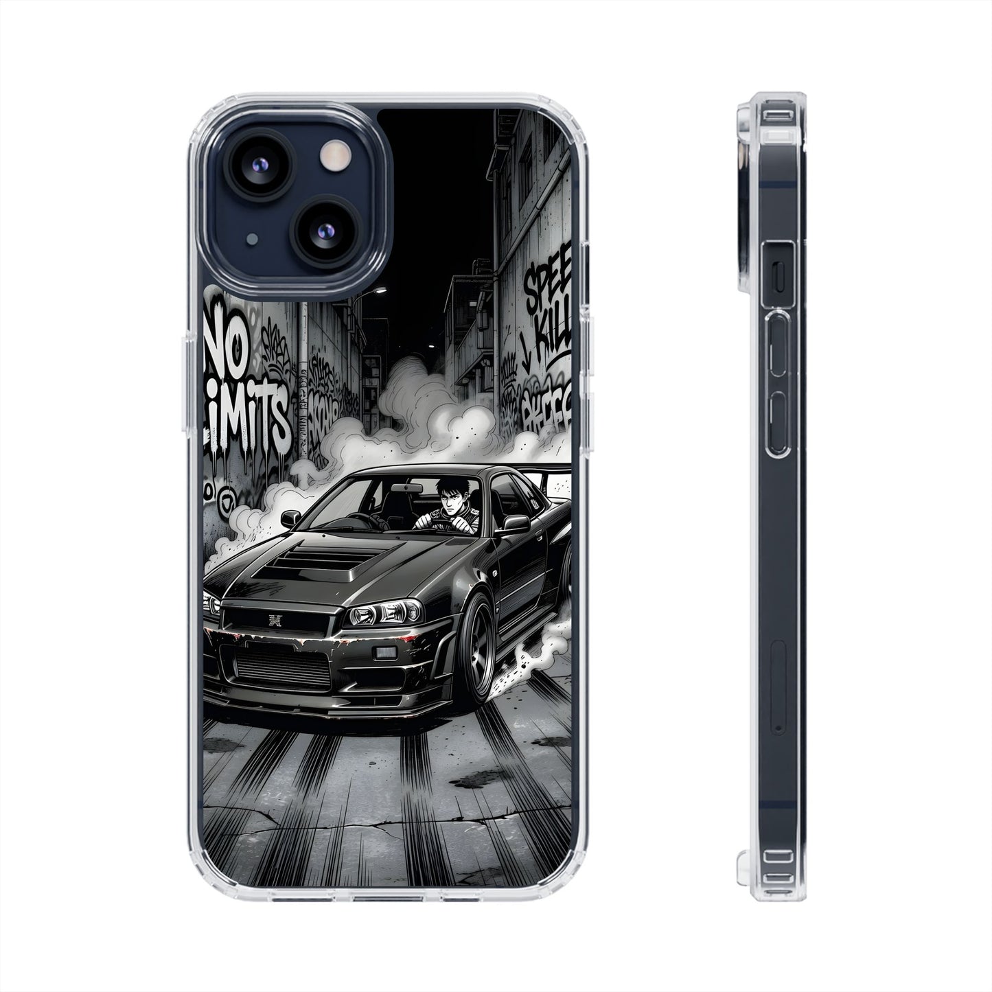 Tokyo Drift Manga Clear Case - MagSafe Compatible JDM Car Cover