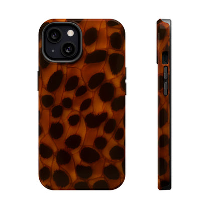 Dark Amber Tortoise Shell Magnetic Tough Case