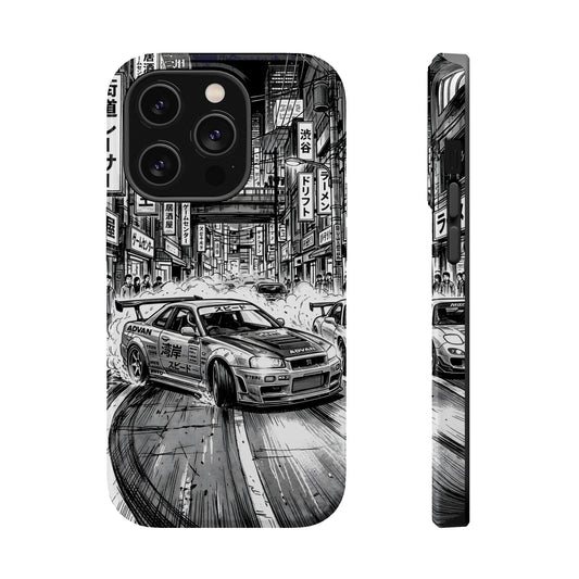 Tokyo Drift Manga Skyline Magnetic Tough Case