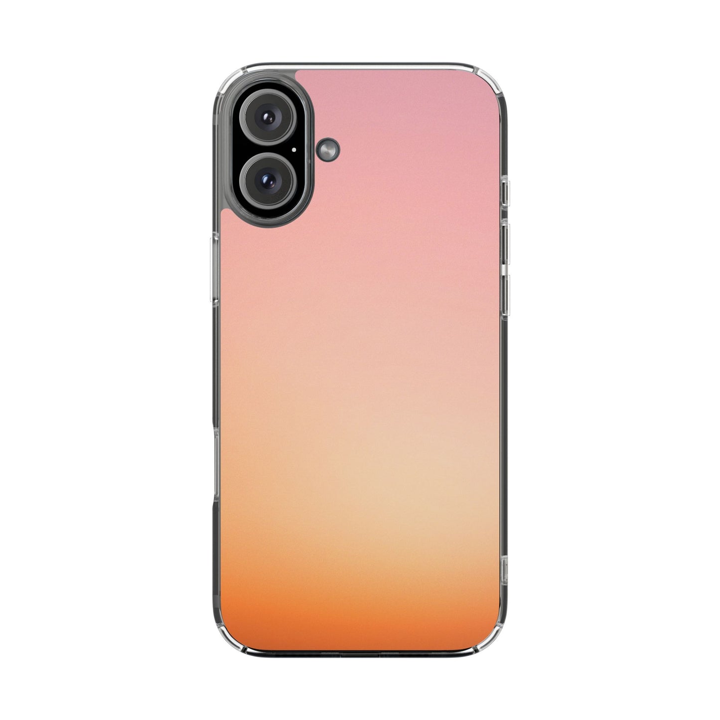Sunset Aura Clear Case - MagSafe Compatible Warm Gradient Cover