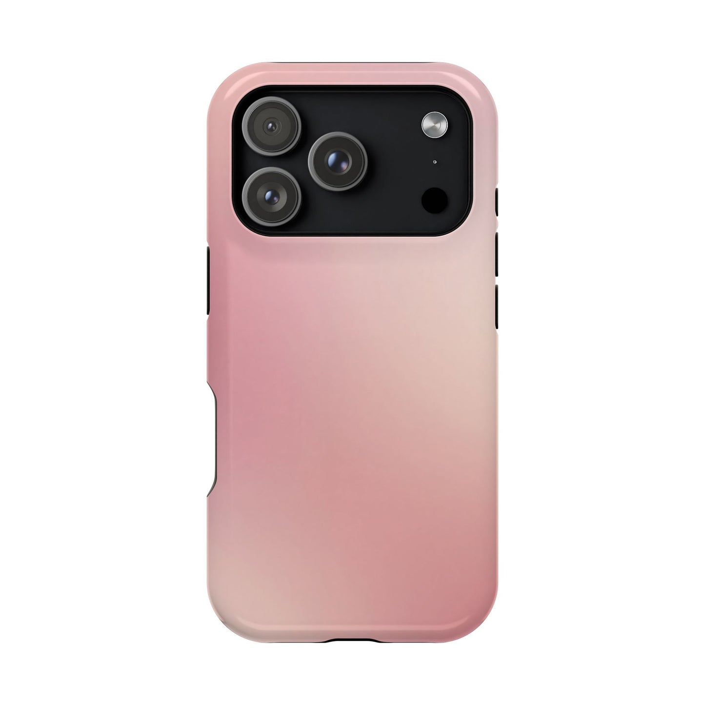 Elegant Rose Gold Gradient Magnetic Case