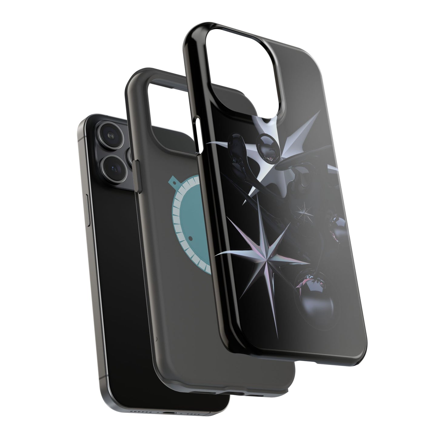 Cyber Star Liquid Metal Magnetic Tough Case