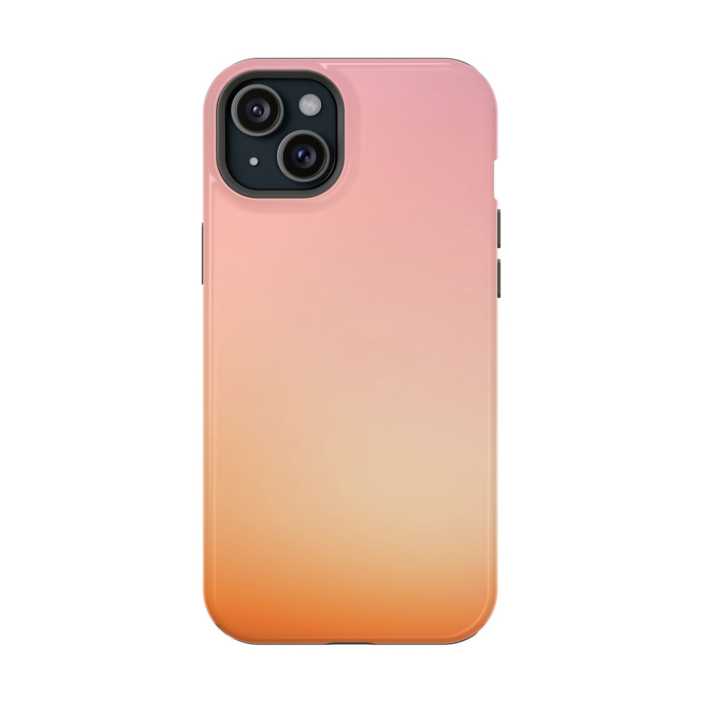 Pink to Orange Sunset Gradient Magnetic Impact Case