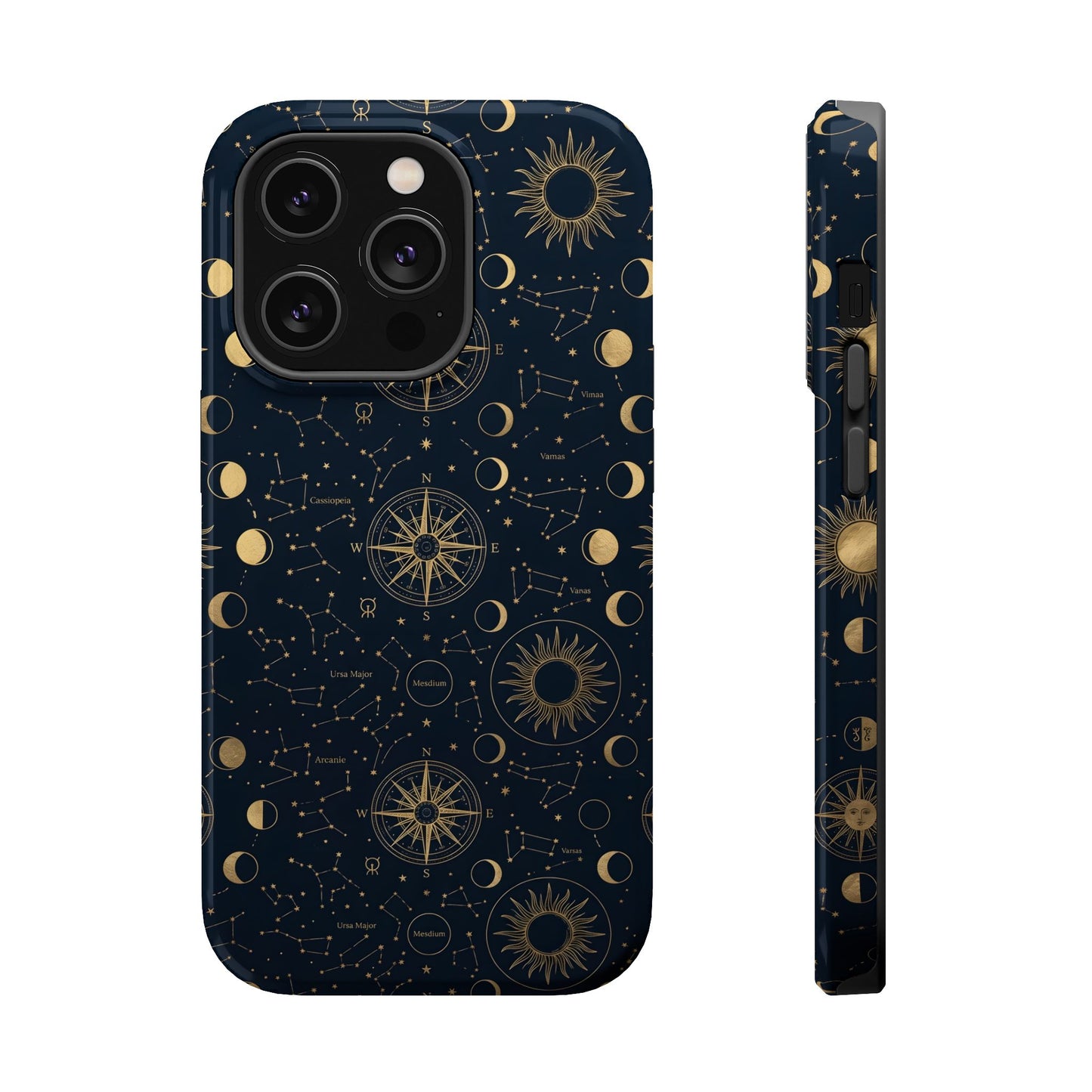 Solar Navigator Antique Gold Celestial Magnetic Case