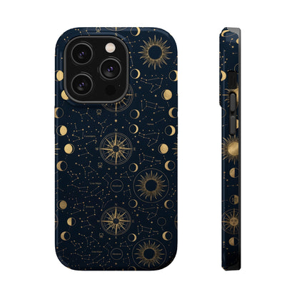 Solar Navigator Antique Gold Celestial Magnetic Case