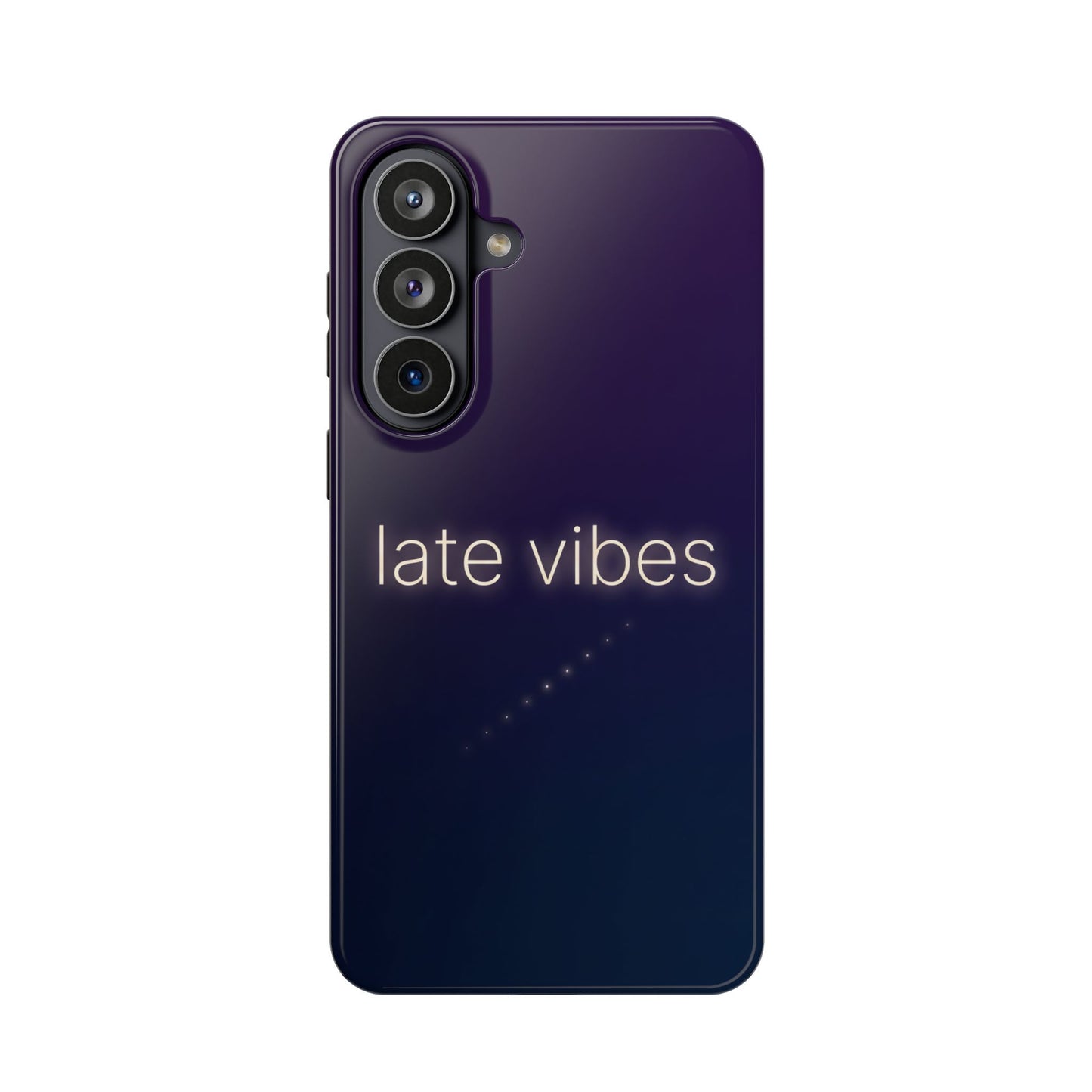 Late Vibes Purple Gradient Magnetic Impact Case