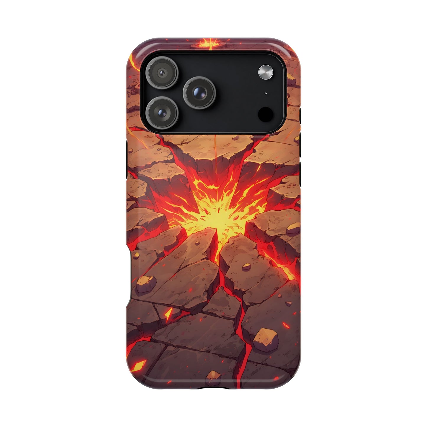 Magma Impact: Epic Shattered Earth MagSafe Case
