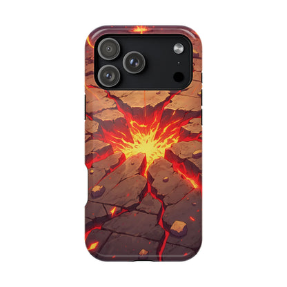 Magma Impact: Epic Shattered Earth MagSafe Case