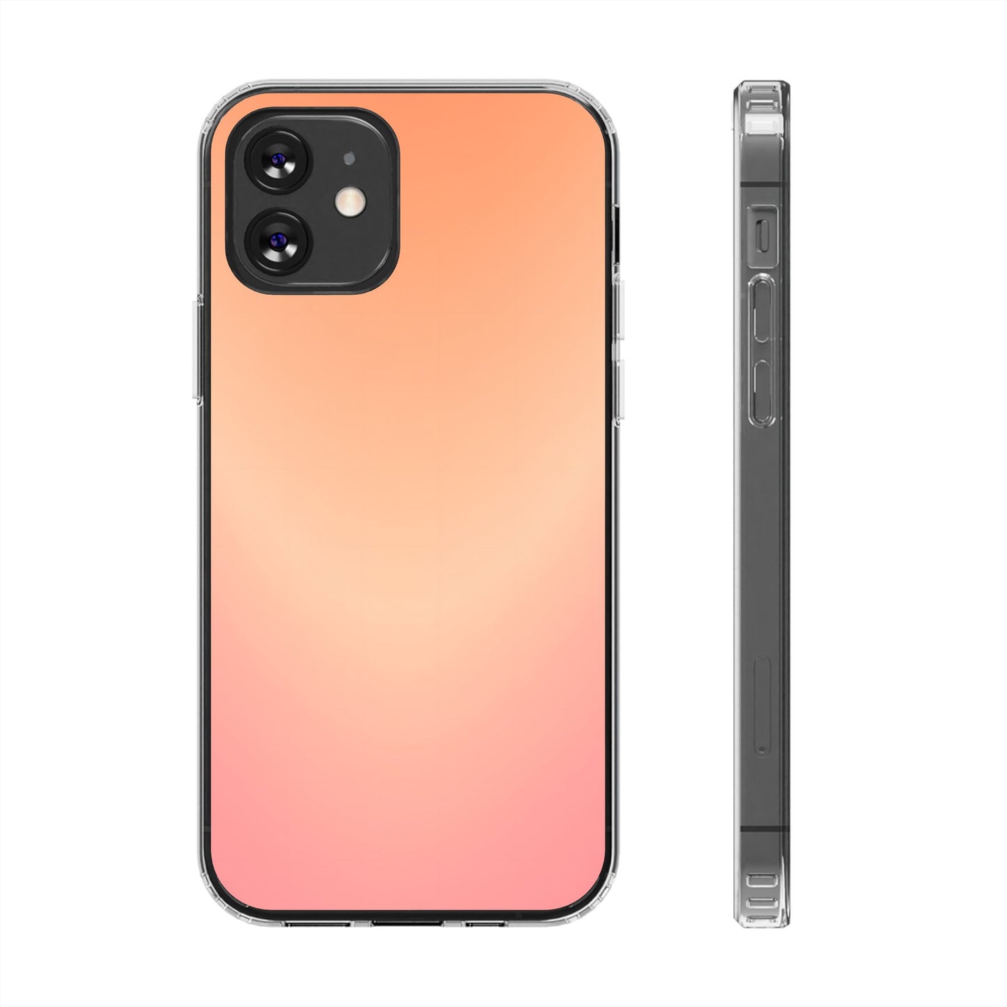Golden Hour Aura Clear Case - MagSafe Compatible Sunset Gradient Cover