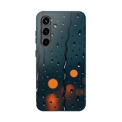 Rainy City Night Tough Case - Moody Urban Aesthetic Phone Cover