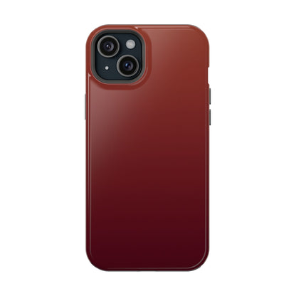 Black Cherry Ombre: Deep Burgundy Gradient MagSafe Case